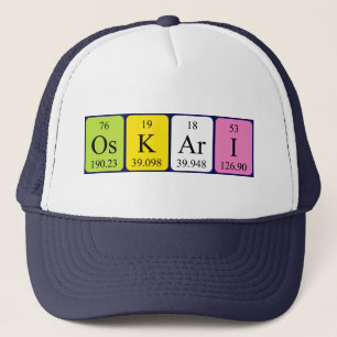 Oskari periodic table name hat
