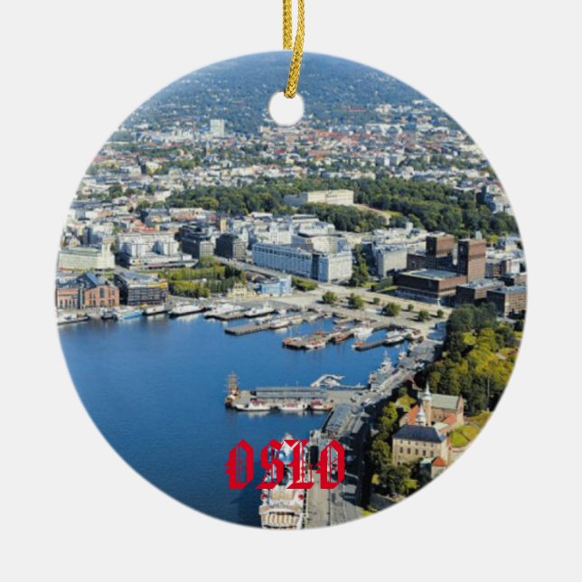 Oslo Christmas Ornament (Front)