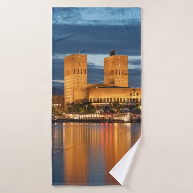 Oslo City Hall Norway Bath Towel (Bath Towel)