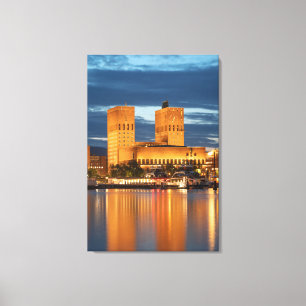 Oslo City Hall Norway Canvas Print