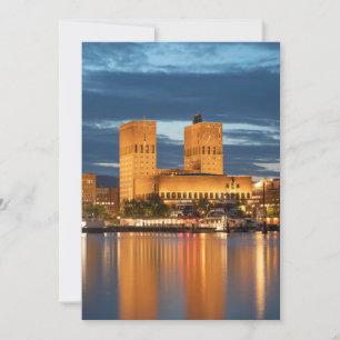 Oslo City Hall Norway Card