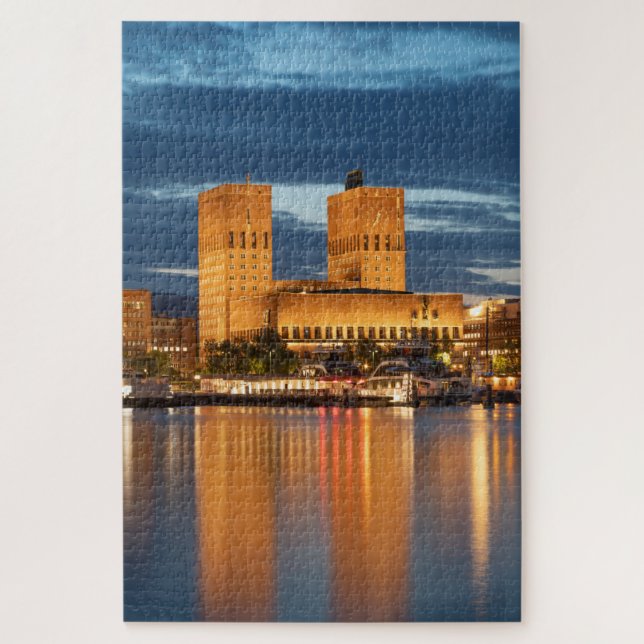 Oslo City Hall Norway Jigsaw Puzzle (Vertical)