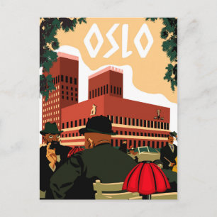 Oslo, City Hall, Norway Postcard