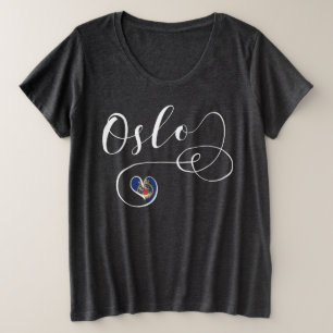 Oslo Heart Tee Shirt, Norway