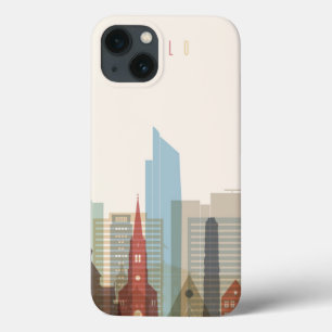 Oslo, Norway City Skyline iPhone 13 Case