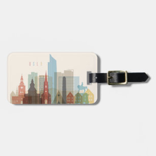 Oslo, Norway   City Skyline Luggage Tag