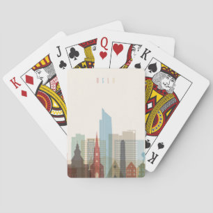 Oslo, Norway   City Skyline Playing Cards