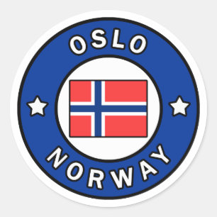 Oslo Norway Classic Round Sticker