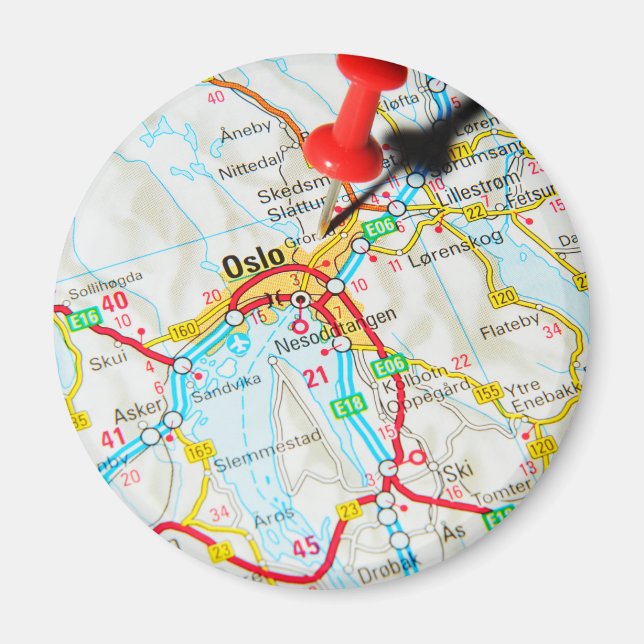 Oslo, Norway, Scandinavia Magnet (Front)