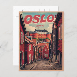Oslo Norway vintage souvenirs and gifts Postcard