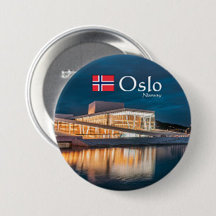 Oslo Opera House 7.5 Cm Round Badge