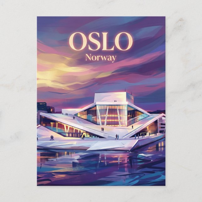 Oslo Opera House Norway Postcard (Front)