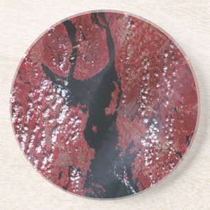 Oslofjorden, Norway Sandstone Coaster