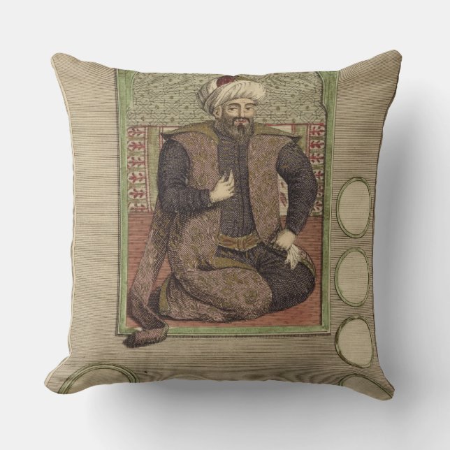 Osman I (1259-1326) founder of the Ottoman Empire Cushion (Front)