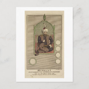 Osman I (1259-1326) founder of the Ottoman Empire Postcard