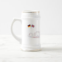 Osnabrück Garrison Commemorative White Stein