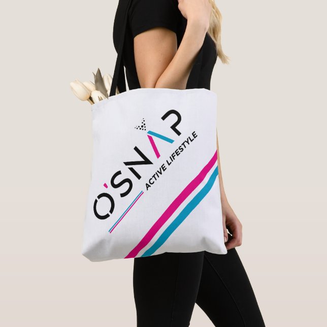 O'Snap Angled  Tote Bag (Close Up)