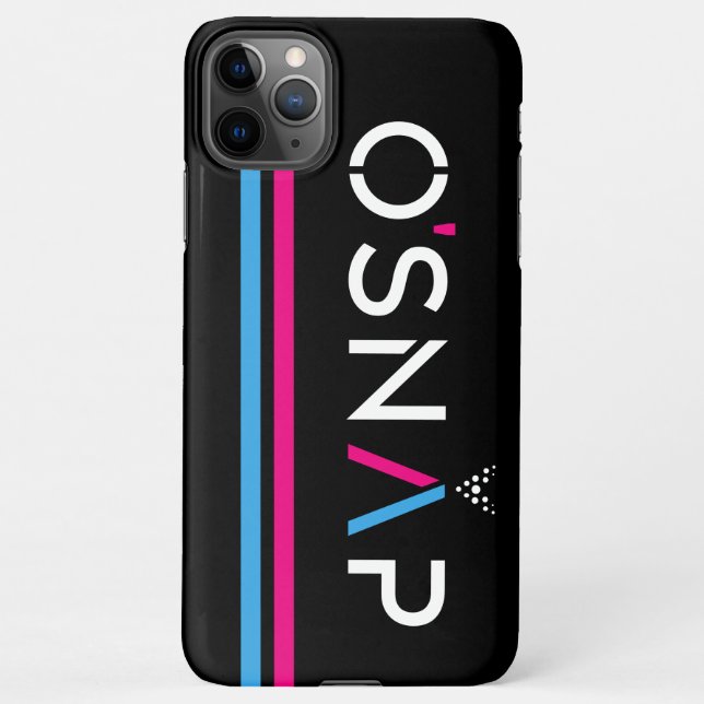 O'Snap Black iPhone Case (Back)