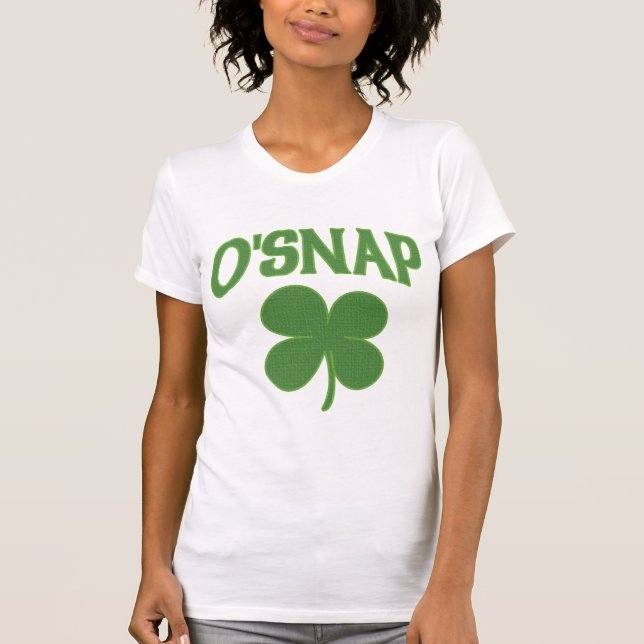 O'Snap irish Shamrock T-Shirt (Front)