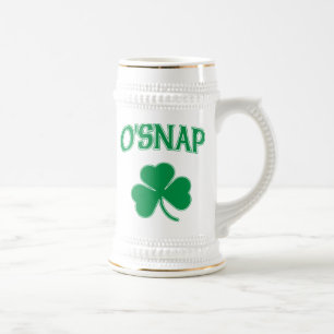 O'Snap Shamrock Beer Stein