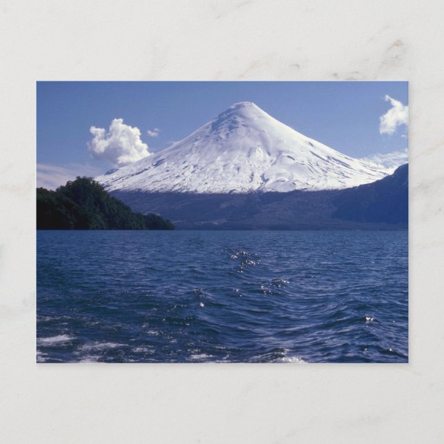 Osorno volcano and Todo Los Santos lake, Chile Postcard (Front)