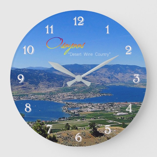 Osoyoos, Dessert Wine Country Large Clock (Front)