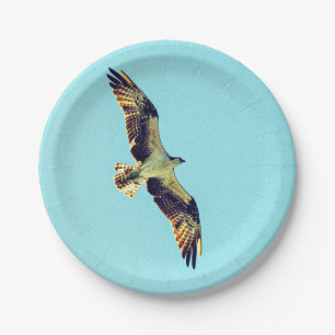 Osprey art paper plate