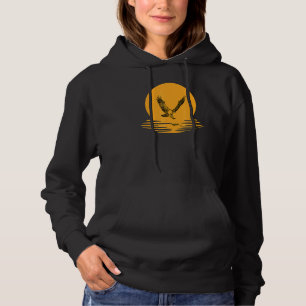 Osprey Bird Hunting Sunset Orange For Men Women Bo Hoodie