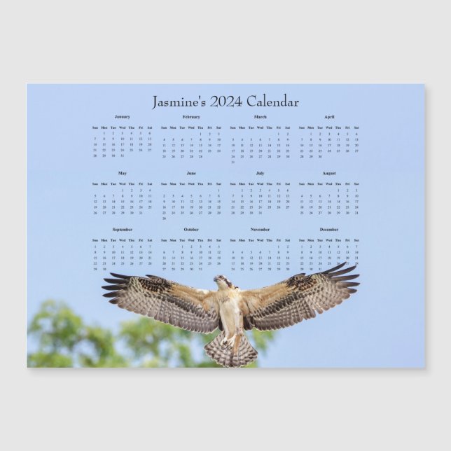 Osprey customisable 2024 calendar (Front)