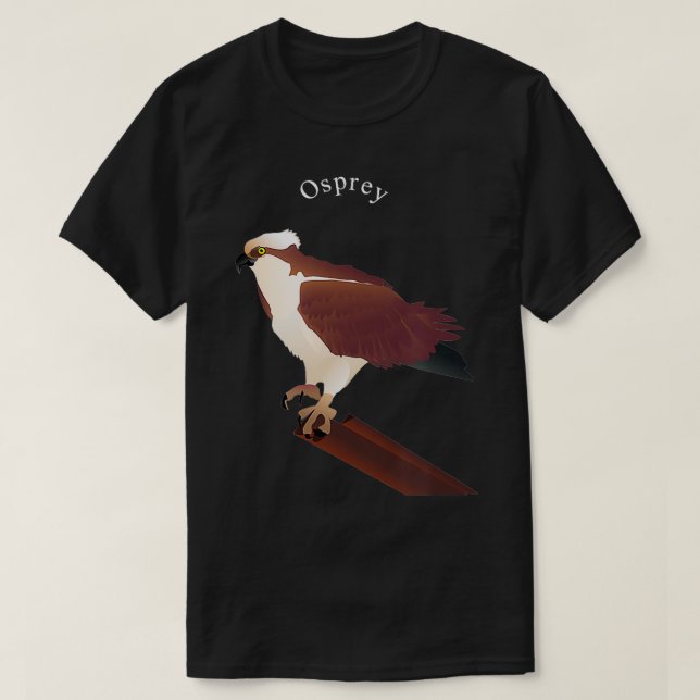 Osprey Hawk  Bird Lover  T-Shirt (Design Front)