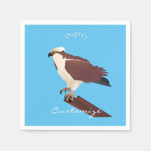 Osprey Hawk Raptor Thunder_Cove Napkin