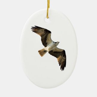 Osprey in Flight Logo Ceramic Tree Decoration