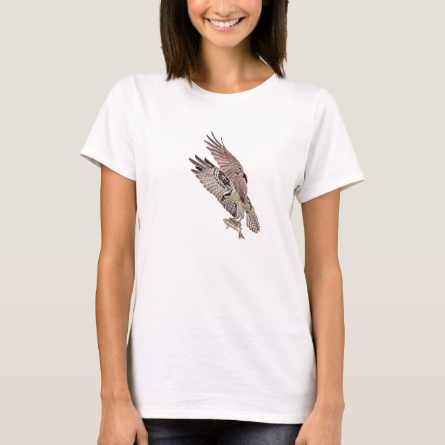 Osprey with a fish T-Shirt (Front)