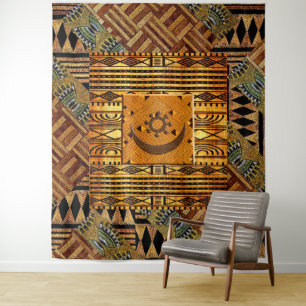 OSRAM NE NSOROMA Tribal Motif Pattern Tapestry