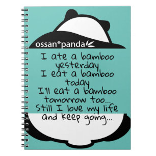 ossan*panda bear  notebook