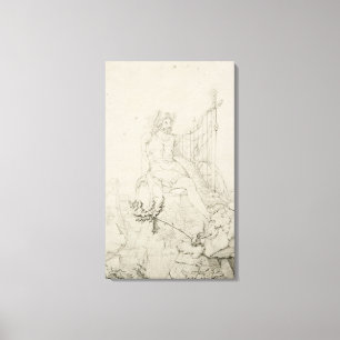 Ossian, 1804-5 canvas print