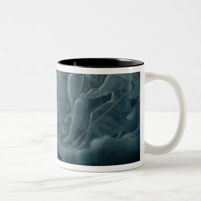Ossian conjures up the spirits Two-Tone coffee mug (Right)