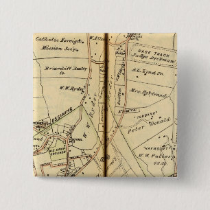 Ossining, New York 15 Cm Square Badge