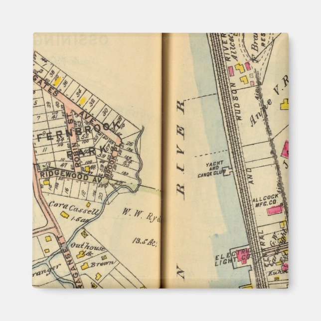 Ossining, New York 3 Magnet (Front)