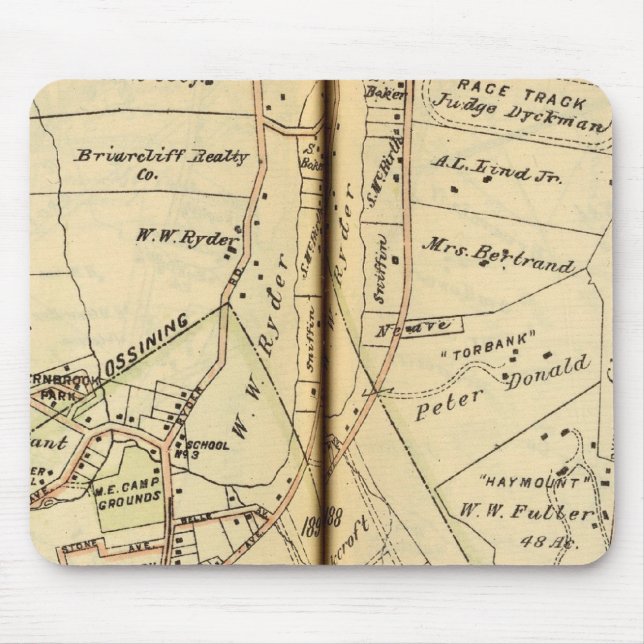 Ossining, New York Mouse Pad (Front)