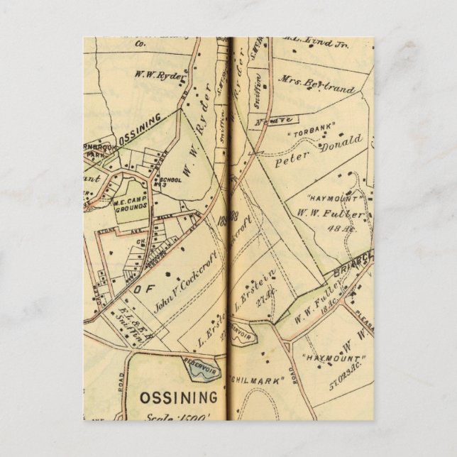 Ossining, New York Postcard (Front)