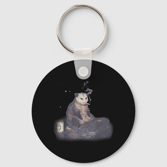 Ossum Cigarette Funny Smoking Ossum Meme Key Ring (Front)