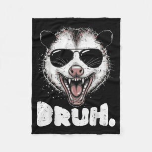 Ossum Face Bruh Funny Ssum Meme Humor Men Women Ki Fleece Blanket