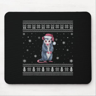 Ossum Lovers Men Women Santa Ugly Xmas Sweater  Mouse Pad