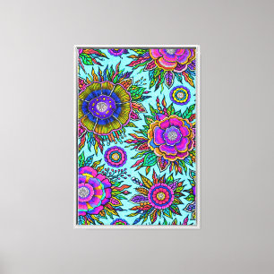 OSTARA: Celestial Resonance- Premium Gallery Art Canvas Print