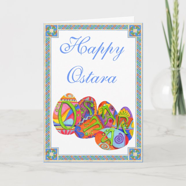 Ostara Eggs Card (Front)