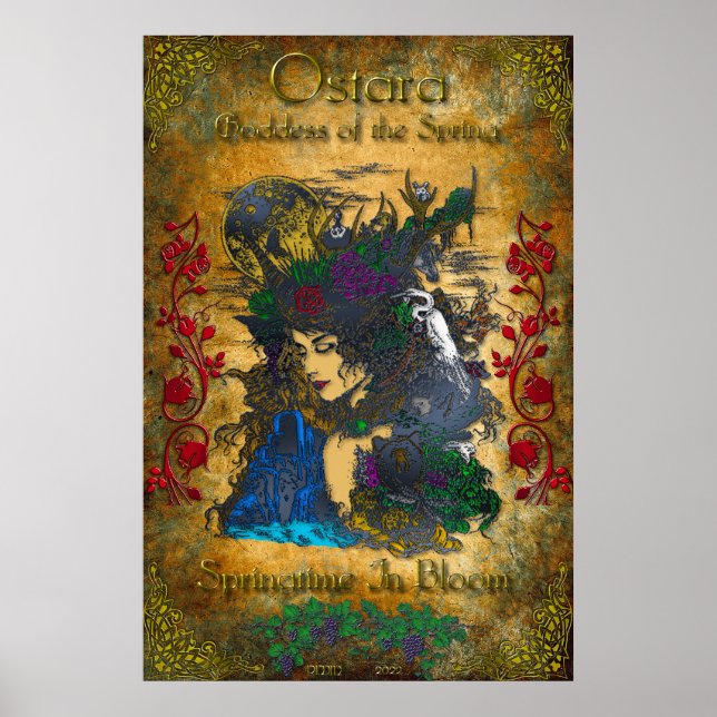 Ostara Goddess of Spring Poster (Front)