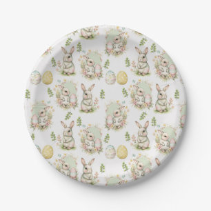 Ostara Rabbit Paper Plates