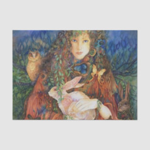 Ostara square tissue paper