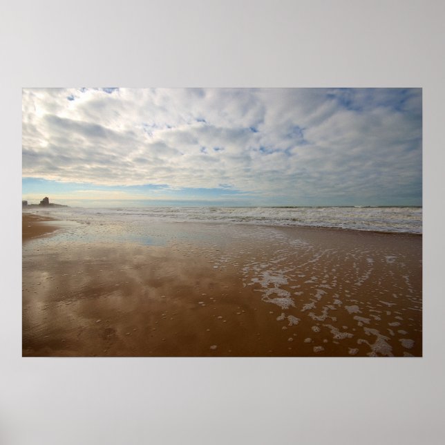 Ostend beach Belgium Poster (Front)